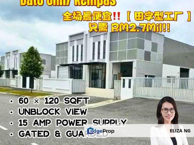 Warehouse for sale in Johore Bahru, Johor