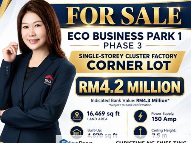 Warehouse for sale in Johor Bahru