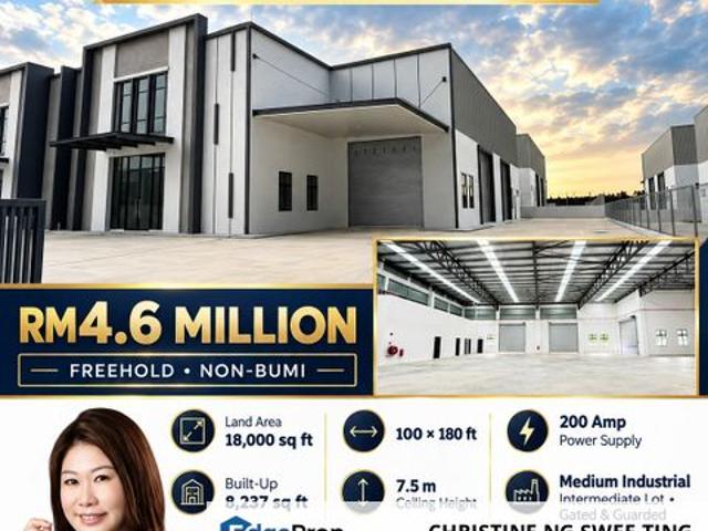 Warehouse for sale in Johor Bahru