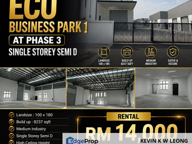 Warehouse for rent in Johore Bahru, Johor