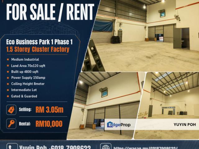 Warehouse for sale in Johor Bahru
