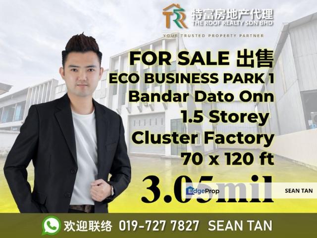 Warehouse for sale in Johor Bahru