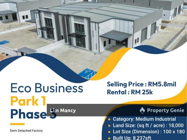 Warehouse for rent in Johor