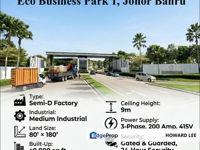 Warehouse for sale in Johore Bahru, Johor