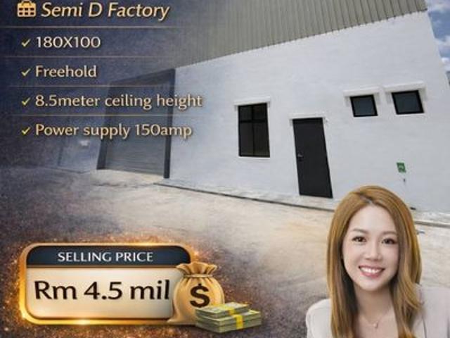 Warehouse for sale in Johor
