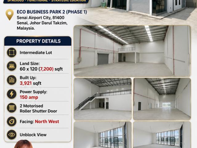 Warehouse for rent in Johor