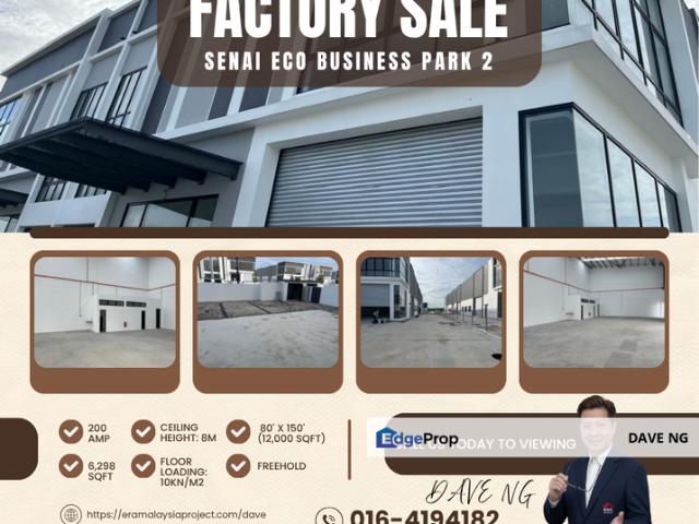 Warehouse for sale in Johor