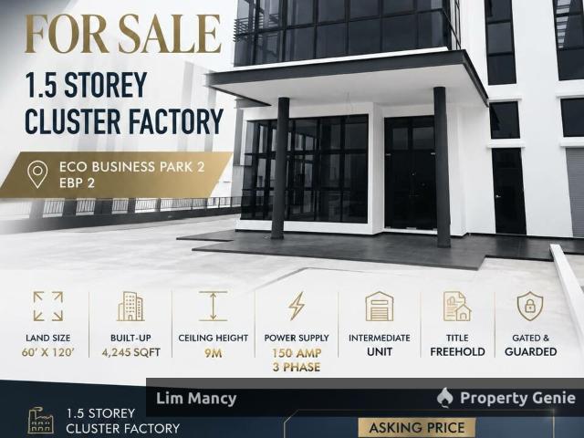 Warehouse for sale in Johor