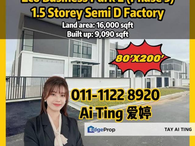 Warehouse for rent in Bukit Ledang, Johor