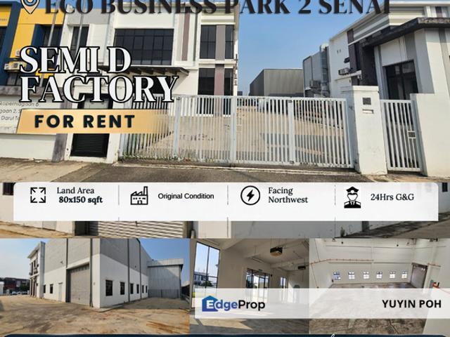 Warehouse for rent in Johor Bahru, Johor