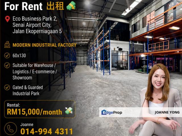 Warehouse for rent in Johor