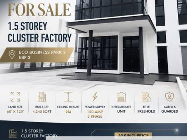 Warehouse for sale in Kulai, Johor