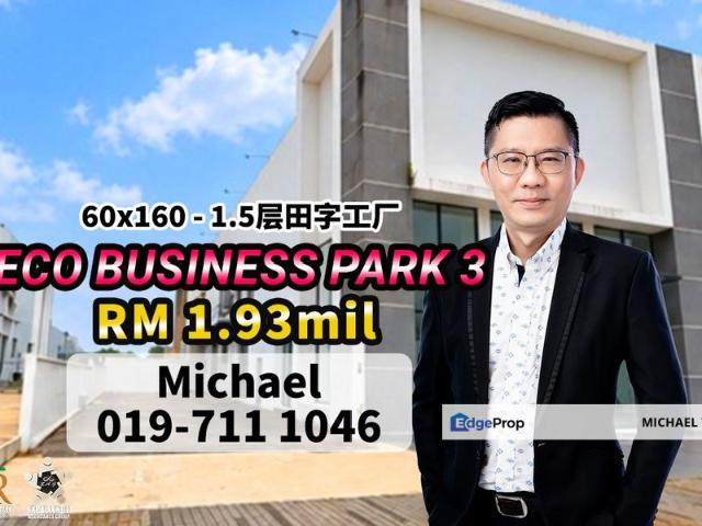 Warehouse for sale in Pasir Gudang, Johor Bahru