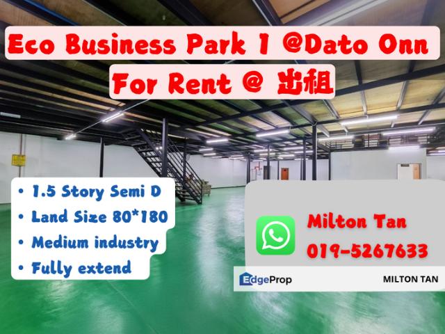 Warehouse for rent in Kediaman Kakitangan Daerah JKR Johor Bahru, Iskandar Puteri