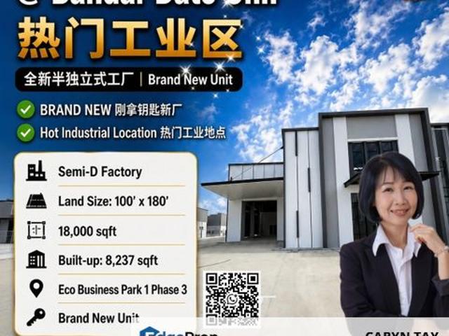 Warehouse for rent in Bukit Ledang, Johor