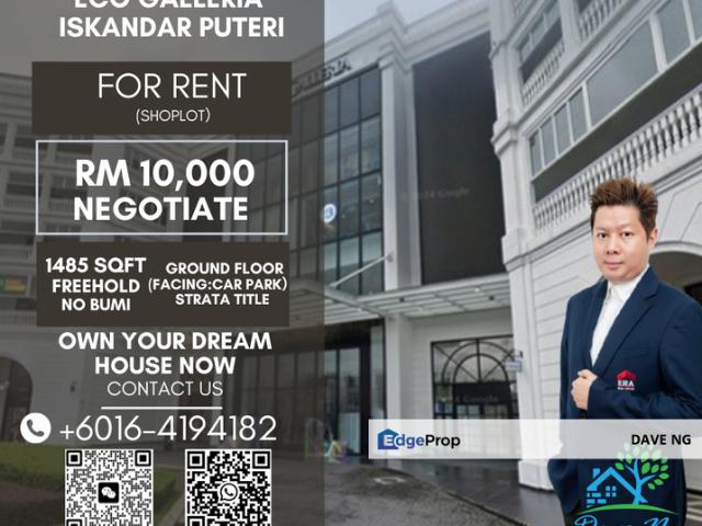 Shop for rent in Bukit Ledang, Johor