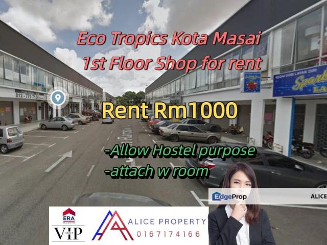 Shop for rent in Pasir Gudang, Johor