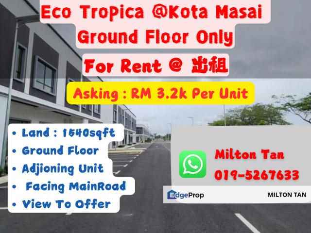 Shop for rent in Pasir Gudang, Johor