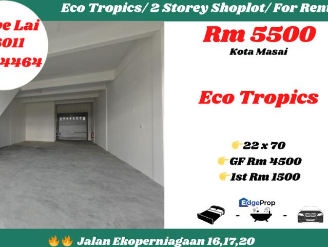 Shop for rent in Pasir Gudang, Johor