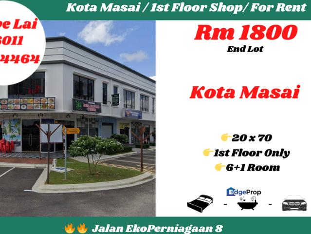 Shop for rent in Pasir Gudang, Johor