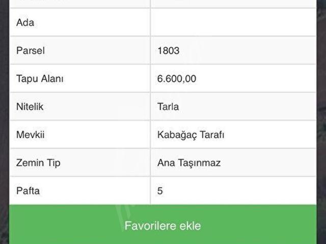 Havsa içerisinde satılık Arsa