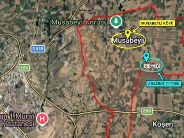 Musabeyli Köyü, Edirne Merkez içerisinde satılık mülk