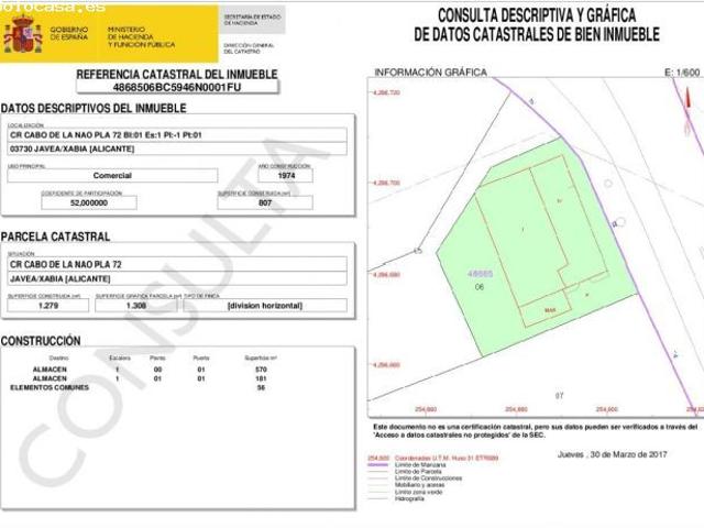 Oficina en venta en la Marina Alta, Valencia