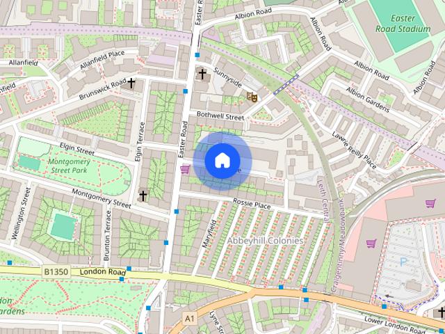Apartment for rent in Hillside, Leith