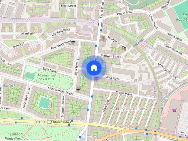 Apartment for rent in Hillside, Leith