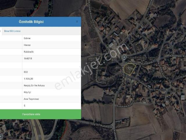 Havsa, Edirne içerisinde satılık Villa