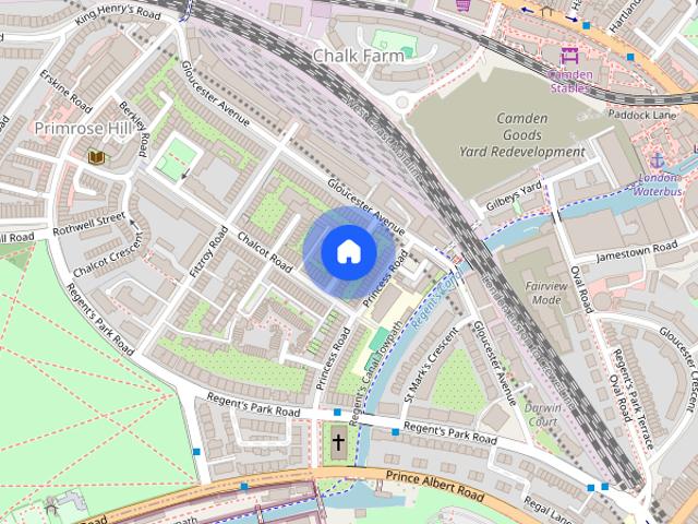 Apartment for rent in Chalk Farm, Cat Hill