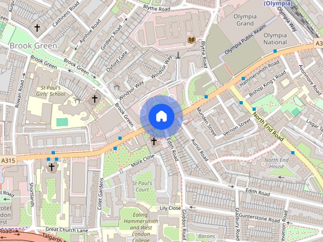 Apartment for rent in Brook Green, Greater London