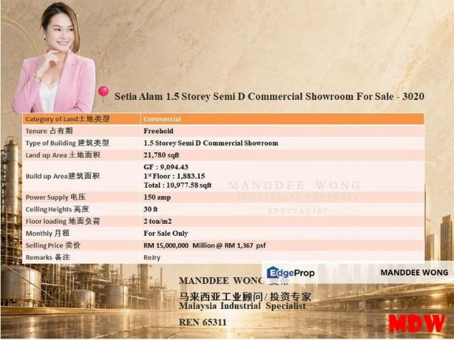Shop for sale in Petaling, Alam Impian