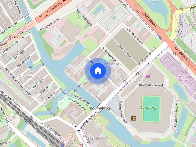 Appartement te huur in Europapark, Groningen