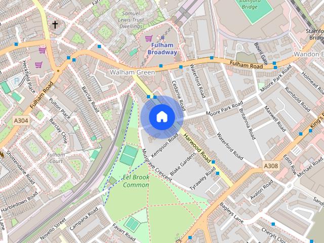 Apartment for rent in Walham Green, Greater London