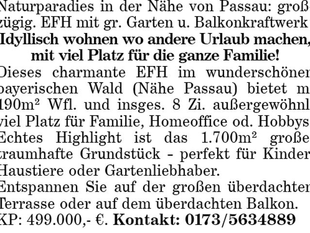 Villa kaufen in Passau, Bayern