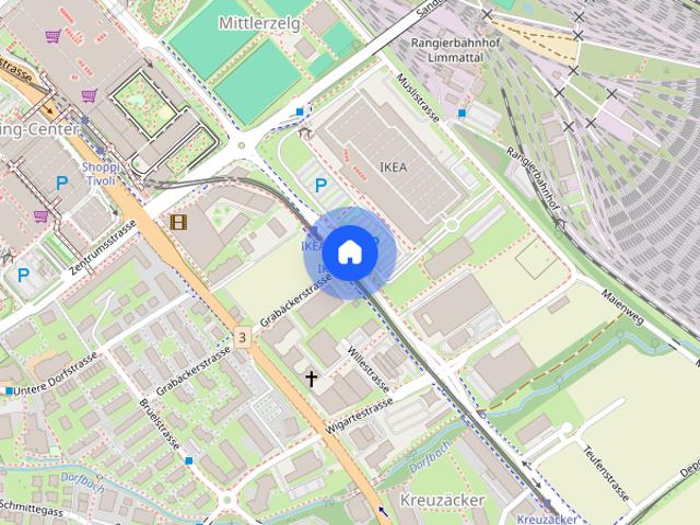 Studio mieten in Spreitenbach, Aargau