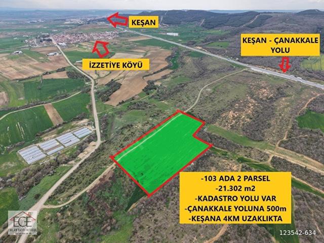İzzetiye, Keşan içerisinde satılık Arsa