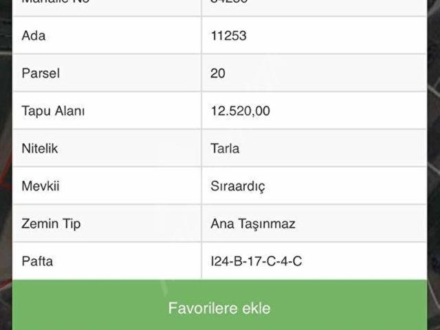 Satılmışoğlu Mahallesi, Tepebaşı içerisinde satılık Arsa