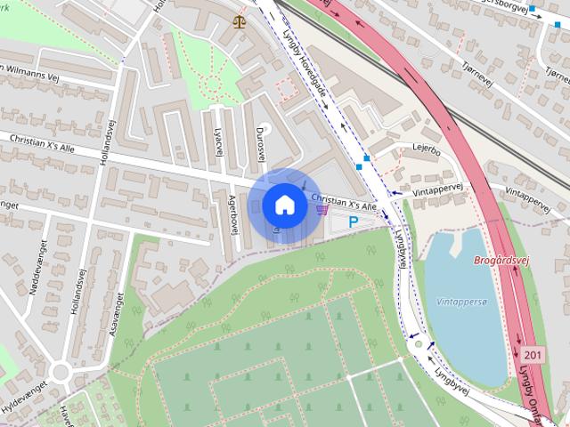 Lejlighed til leje i Kongens Lyngby, Lyngby-Taarbæk Kommune