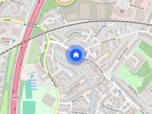 House for rent in Pooley Green, Runnymede