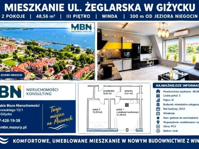 Mieszkanie na sprzedaż w Giżycko, powiat giżycki