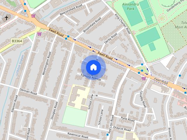 House for rent in Tolworth, Greater London