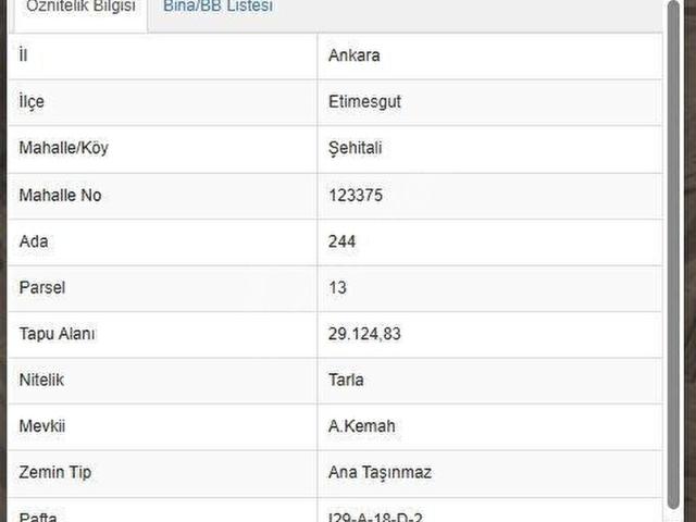 Etimesgut, Ankara içerisinde satılık Arsa