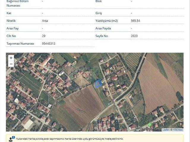Kürükler, Bafra içerisinde satılık Arsa