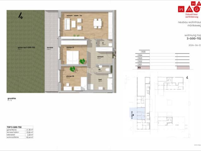 Etagenwohnung kaufen in Linz, Bindermichl