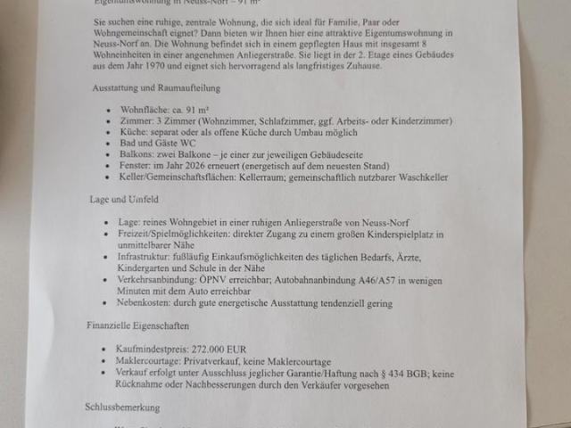 Wohnung kaufen in Erfttal, Neuss