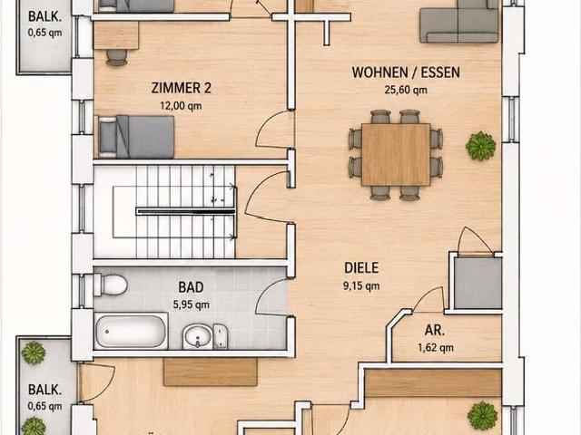 Wohnung kaufen in Pfersee, Augsburg