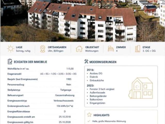 Wohnung kaufen in Obertalfingen, Ulm
