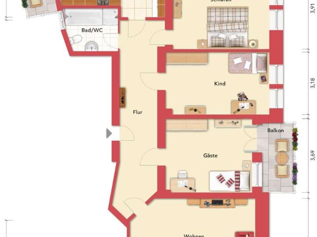 Wohnung kaufen in Bautzen, Bautzen - Budyšin